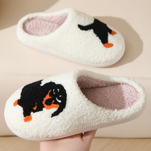 Ciabatte invernali Halloween Halloween Devil da donna in morbida morbida e leggera da casa pantofole da interni e da esterno - Product Image 5