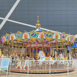 Manèges à cheval Carrousel Balançoire à thème animal Parc de <span class=keywords><strong>carnaval</strong></span> Autres produits d'équipement d'amusement Carrousel pour enfants - Product Image 4