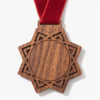 Médailles en bois d'événement sportif personnalisé en vrac rapide pour 5K Courses Tournois Jeux d'entreprise Gravé Finitions Récompenses Trophées Plaques