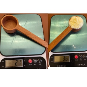 Cuillère à mesurer en bois écologique <span class=keywords><strong>10g</strong></span> 15g Cuillère à mesurer en bois pour le <span class=keywords><strong>sel</strong></span> de thé en poudre de lait protéiné - Product Image 6