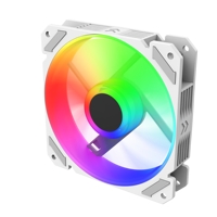 Ventilateur de boîtier d'ordinateur PC LED RGB ARGB 120 mm DC 12V avec logo personnalisé F-H12, contrôle de vitesse PWM, refroidisseur d'eau fixe, refroidissement du processeur