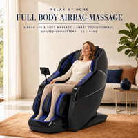 Fauteuil de massage zéro gravité OYEAL pour tout le corps, en cuir matelassé diamant, avec chauffage rapide, pétrissage des tissus profonds et compression d'air, pour personnes âgées