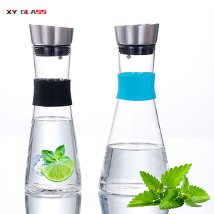 Jarra de agua de refrigeración, termo vidrio transparente, regalo promocional - Product Image 5