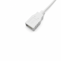 Kabel OTG Tipe-C Male ke USB-A Female Industri Kustom, Pilihan 90 Derajat, Kabel Data Terproteksi, RoHS