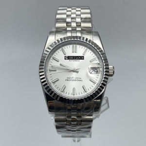 Hot Selling New NH35 Movement Automatic Stainless Steel Men's <b>Watch</b> Sapphire Crystal <b>Waterproof</b> Casual Calendar Business - Product Image 5