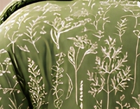 Ensemble de housse de couette 3 pièces en microfibre brossée imprimée, motif floral botanique, vente en gros, OEM
