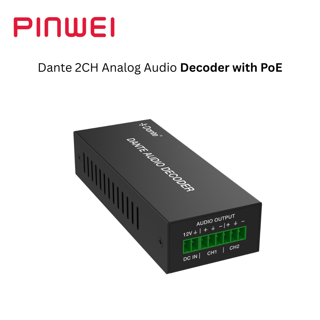 Decoder audio analogico Black Dante 2CH
