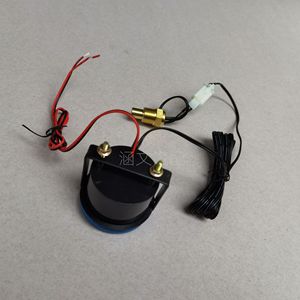 เกจวัดอุณหภูมิน้ำแบบดิจิตอลทรงกลม อิเล็กทรอนิกส์ 12V 24V ใช้ได้กับรถบรรทุกทั่วไป สำหรับการดัดแปลงและอัปเกรด - Product Image 3