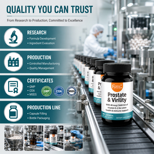 Complément alimentaire pour la prostate et la virilité, multivitamines, 90 capsules, favorise une santé optimale de la prostate chez les hommes, complément pour la prostate - Product Image 3