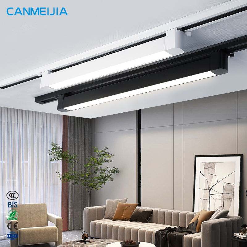 Indoor Double Electrolytic Surface-Mounted Linear Track Light - 室内双电解吸顶式线性轨道灯