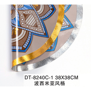 أحدث مفارش طعام بوهيمية فاخرة من البولي فينيل كلوريد بلون ذهبي - Product Image 3