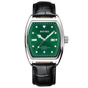 นาฬิกากลไกสำหรับผู้ชายสายหนังตัวเรือนสแตนเลส WL051ใหม่นาฬิกากลไกจักรกลสำหรับพลเมืองญี่ปุ่น - Product Image 1