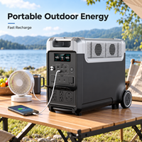 Station d'alimentation portable 3600W LiFePO4, générateur solaire 3840Wh, batterie grande capacité pour camping, camping-car et situations d'urgence – Approvisionnement direct usine