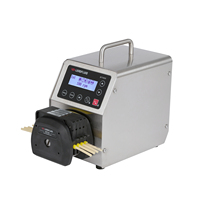 Pompe péristaltique multicanal Lead Fluid BT100S pour moteur pas à pas, machine de remplissage de liquides de laboratoire 220V