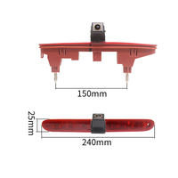 Feu stop de haute qualité avec caméra de recul pour Citroën Berlingo Peugeot Partner 2008-2016 Accessoires externes de frein de voiture