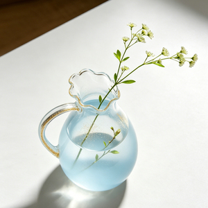 Vaso Artistico Irregolare <span class=keywords><strong>in</strong></span> <span class=keywords><strong>Resina</strong></span> con Motivi Floreali, Lavorato a Mano, Colorato, per Decorazioni Domestiche e Feste - Product Image 3