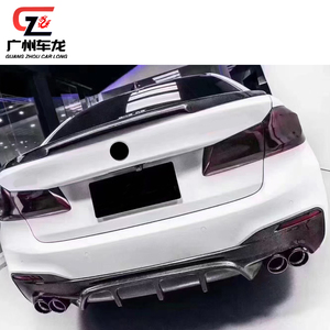 Per <span class=keywords><strong>BMW</strong></span> <span class=keywords><strong>serie</strong></span> 5 525i 530i 540i G30 G38 2018-2022 diffusore posteriore labbro fibra di carbonio Bodykit auto Spoiler accessori per auto parti - Product Image 5