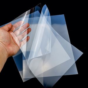 Papier autocollant transparent en vinyle imperméable imprimable FX A4 8,5x11 pouces avec support transparent pour imprimante jet d'encre - Product Image 2