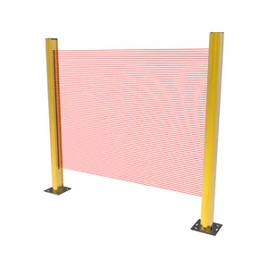 Dual Channel OSSD Output 100M Detection Distance Safety Light Curtain