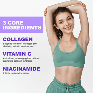 Comprimés effervescents de collagène et vitamine C très demandés, saveur orange douce, favorisent l'immunité, la santé de la peau, des cheveux et des articulations - Product Image 3