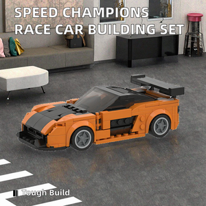 Nhà vô địch tốc độ đua xe khối xây dựng moc gạch xe kỹ thuật tự làm quà tặng sinh nhật sáng tạo mô hình siêu thành phố trong hộp - Product Image 2