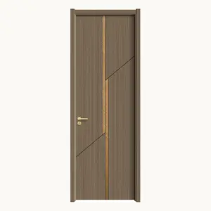 Puerta interior de madera, QJL-1045, China, alta tecnología, superventas