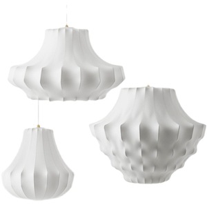 โคมไฟไหมสไตล์จีนแบบมินิมอล ดีไซน์โดยนักออกแบบ โคมไฟห้อยเพดานสไตล์นอร์ดิกมินิมอล สำหรับห้องรับประทานอาหารและห้องนอน - Product Image 5