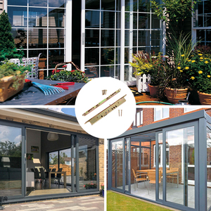 Perangkat keras pintu geser, kunci Mortise tombol Anti slam Multi-Point untuk pintu kaca teras geser - Product Image 4