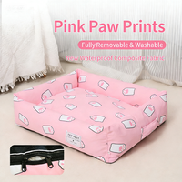 Coussin rectangulaire rembourré pour animaux de compagnie, nid douillet pour chien et chat, disponible toute l'année