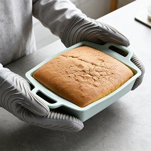 Molde de silicona cuadrado grande personalizado para pasteles, molde de silicona engrosado para mousse, molde de silicona de grado alimenticio para base de pastel chiffon y pan. - Product Image 3