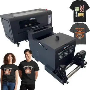 Giftec Printer desktop A3, Printer DTF Xp600 kecepatan cetak cepat mesin cetak 30cm