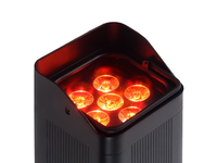 6x18W RGBWAUV Projecteur LED sans fil à batterie DMX pour mariage, fête, événement