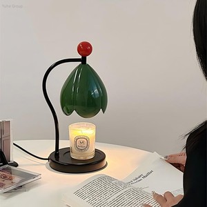 Lily Valley Aromatherapy Iron Candle Stand Creative Flame-Free Eco-Friendly Durable Ambient Desk <b>Bedside</b> Lantern Home Decoration - Product Image 6