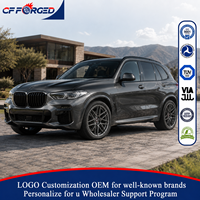 Jantes en alliage forgé monobloc de haute qualité personnalisées de 20, 21 et 22 pouces en titane satiné 5x112 pour BMW X5 G05 X6 G06 SUV