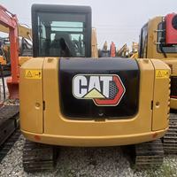 Excavatrice d'occasion en bon état, belle apparence, 5,5 tonnes, performances excellentes, prix bas, Cat 305.5