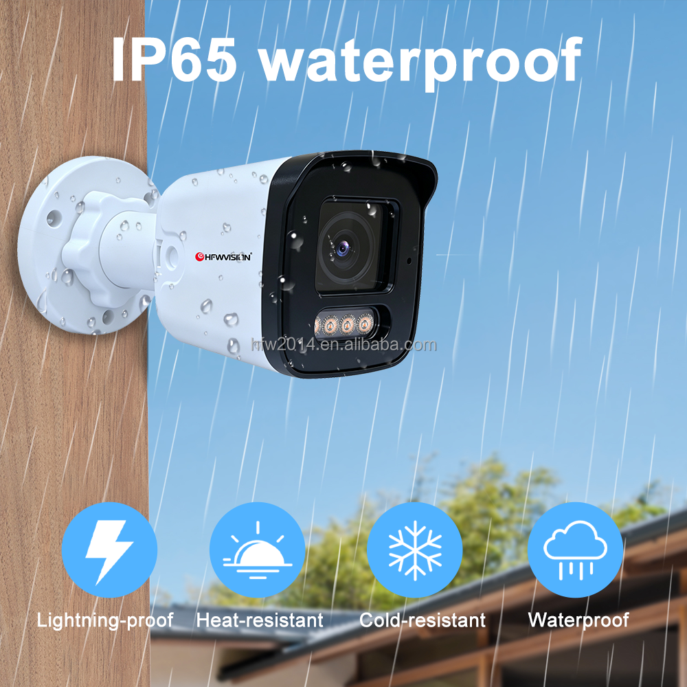 3K 5MP PoE IP Full Color Network Camera Hik Compatible Plug and Play Smart Dual Light Night Vision CCTV Security Bullet Camera · image 5