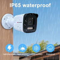 Caméra IP PoE couleur 3K 5MP compatible Hik, Plug and Play, vision nocturne intelligente à double éclairage, caméra de sécurité CCTV Bullet