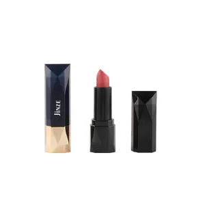 Jinze Nhà Máy Bán Hàng Trực Tiếp Nhựa Sang Trọng Thanh Lịch Hộp Đựng Son Môi Màu Xanh & Vàng Độc Đáo Lip Stick Ống Rỗng Bao Bì Mỹ Phẩm