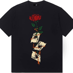 เสื้อยืดแขนสั้นผู้ชายไซส์ใหญ่ลายกราฟฟิตีสุดสร้างสรรค์ ผ้าฝ้ายถัก 100% สไตล์ลำลองสำหรับฤดูร้อน แนวแร็ปเปอร์ สตรีทแวร์ Y2k - Product Image 3