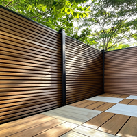 Panneaux muraux de clôture 3D en WPC au design moderne, imperméables, résistants aux UV, ignifuges, insonorisants, résistants à l'humidité, pour hôtels, entrepôts, écoles, etc.