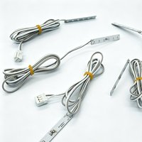 شريط إضاءة LED مخصص للثلاجة مع موصل ثلاثي الأطراف 12 فولت تيار مستمر، سلك توصيل مخصص لإضاءة الثلاجة والفريزر والخزانة