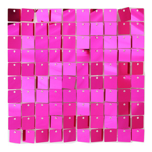 Panneaux muraux irisés argentés scintillants colorés de 30 cm, fond <span class=keywords><strong>photo</strong></span> pour décoration de fête d'anniversaire ou de mariage - Product Image 5