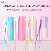 Vente en gros de flacons vaporisateurs de parfum portables multicolores de 10 ml avec cordon - MOQ10000ps