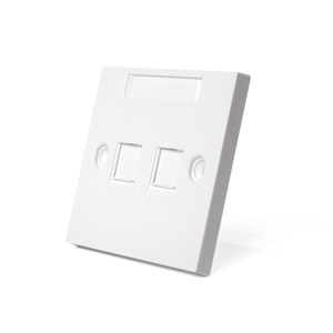 Single/Double <strong>Network</strong> RJ45 Keystone Jack Modular Wall Faceplate 1/2/<strong>4</strong> Ports 86 Type for Telecom Parts RJ45 Keystone Jack Modular - Product Image 1