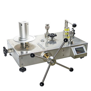 เครื่องสอบเทียบแรงดันแบบเดดเวท YWT YWT-100 พร้อมลูกสูบเสริมแรง  ช่วงการวัดสูงสุด 100Mpa สำหรับเกจวัดดิจิตอล - Product Image 4