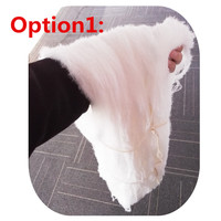 Strick garne Großhandel weiß 0,9 cm 13NM 100% Nylon Nerzhaar Phantasie Feder garn für Pullover