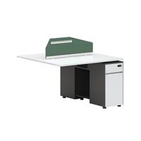 Bureau de travail ergonomique de style industriel en bois respectueux de l'environnement de niveau E0, simple et durable