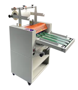 Automatische Roll Roller Lamineren Machine Met Metalen Roller Papier Hot Roll Lamineren Machine Voor Drukkerij