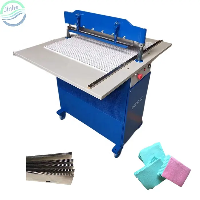 Machine de découpe d'échantillon de tissu en zig-zag de bande de couche électrique machine de découpe manuelle de table d'échantillon de tissu textile