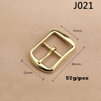 Boucles à ardillon de 35 mm en laiton massif à 100 % pour ceinture, marque JY, modèle 009